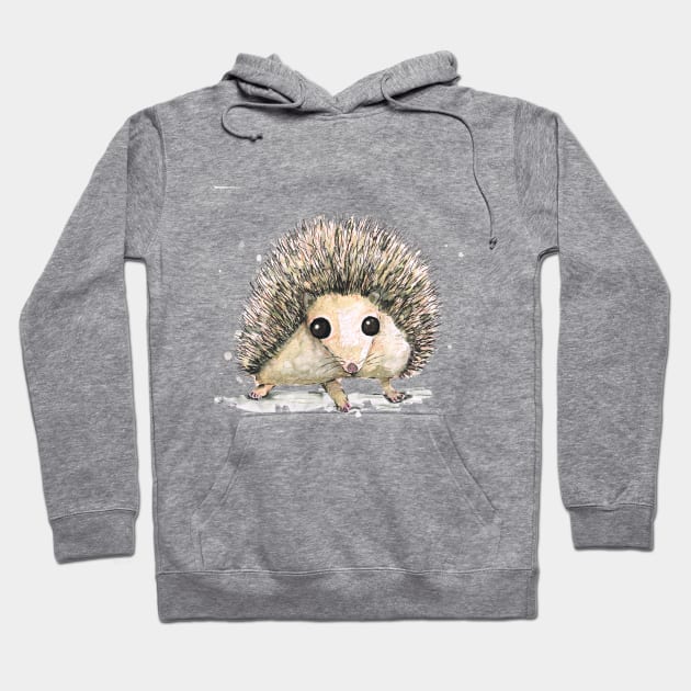 Cute hedgehog Hoodie by Bwiselizzy